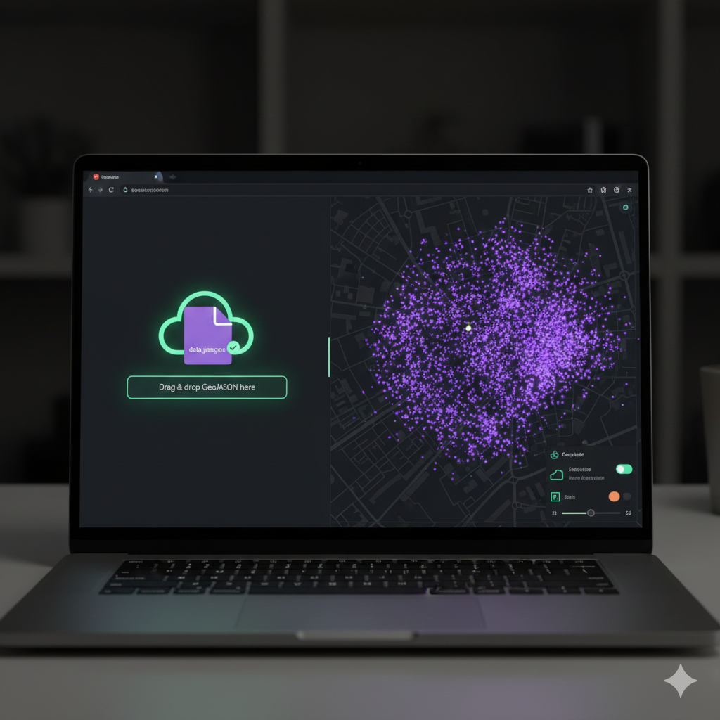 Visualize Large GeoJSON Datasets Online: From Upload to Interactive Map in Minutes